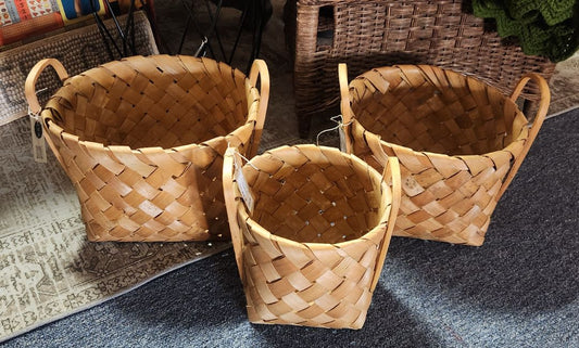 Vintage Large Woven Basket