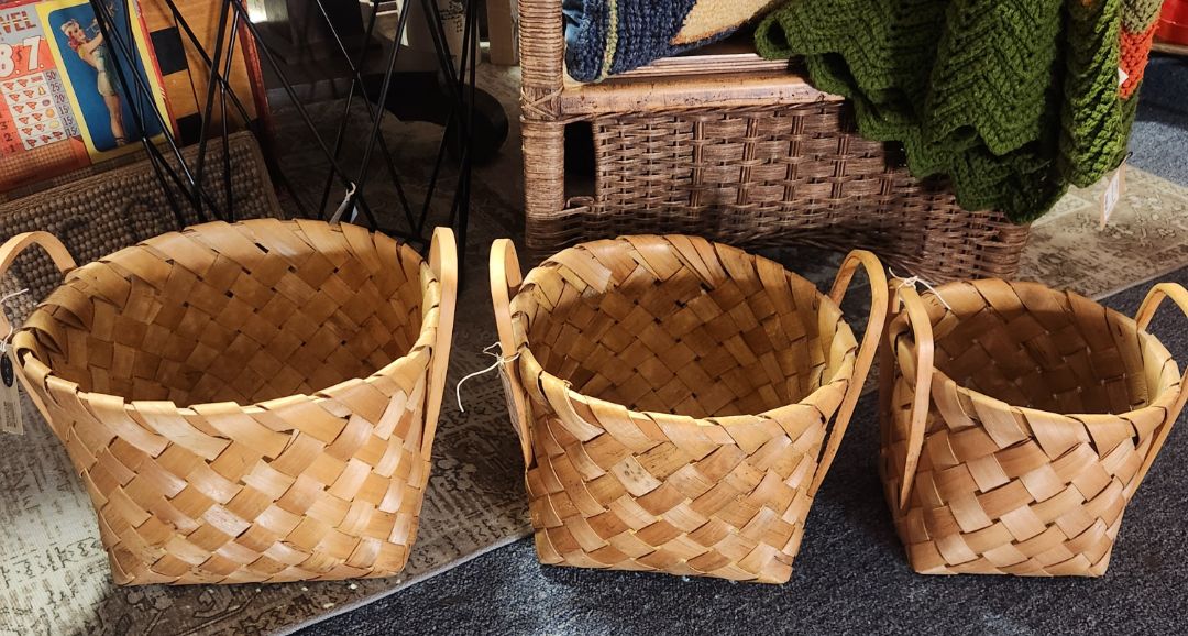 Vintage Large Woven Basket