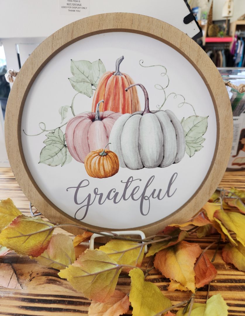 Decor Grateful- Fall Decor, DCH Family LLC