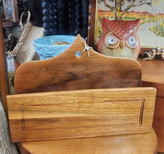 Wooden Handcrafted Letter Holder/Catch All Vintage, DCH Family LLC