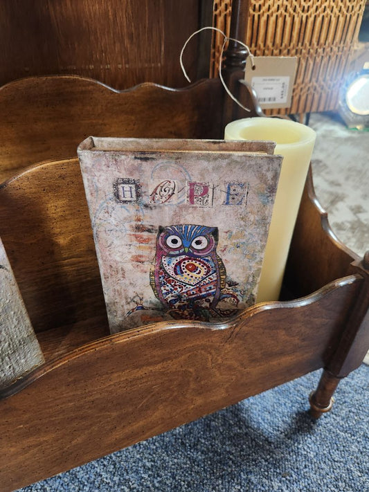 Faux Book w/Owl Cover , DCH Family LLC