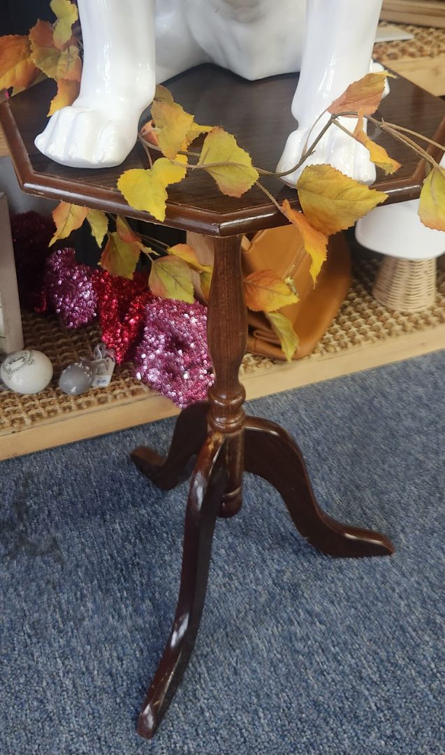 Vintage Small Wood End Table, DCH Family LLC