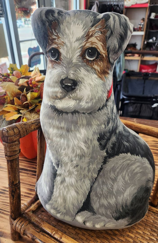 Handmade Stuffed Dog Pillow Vintage, DCH Family LLC