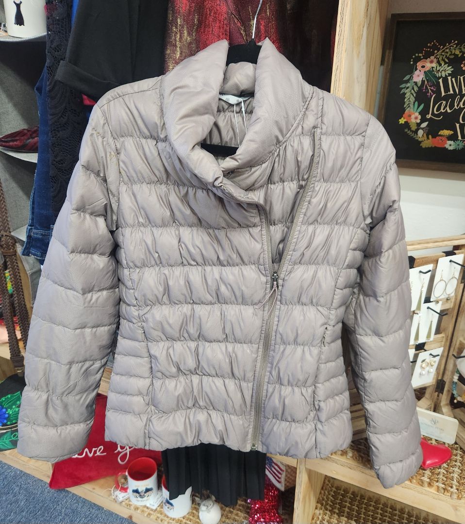 Athleta Goosedown Jacket , M,Grey, Denise H’s closet