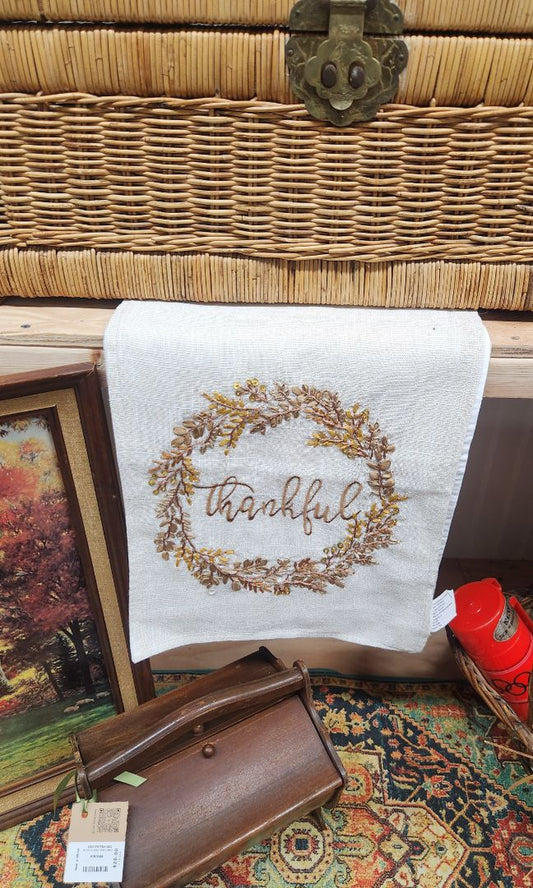 Thankful Table Runner Decor,Cteam & Gold, DCH Family LLC