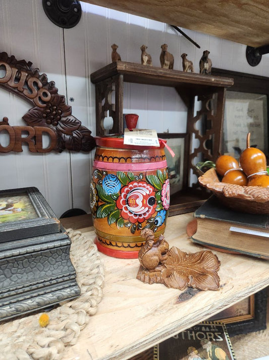 Handpainted Canister Vintage, DCH Family LLC