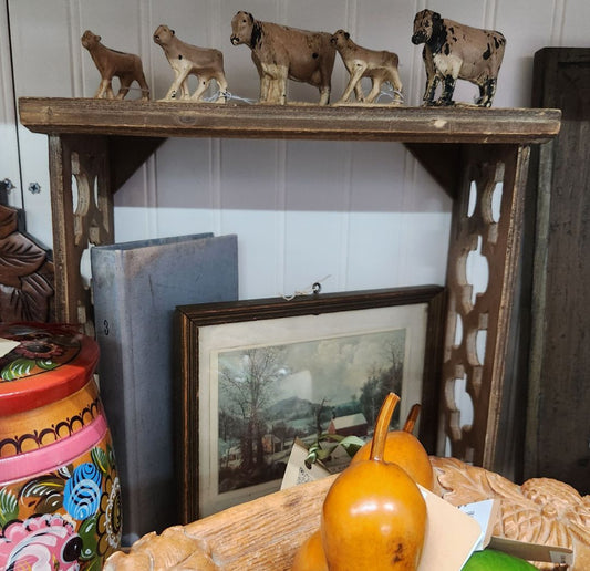 Small Wood Shelf Vintage, DCH Family LLC