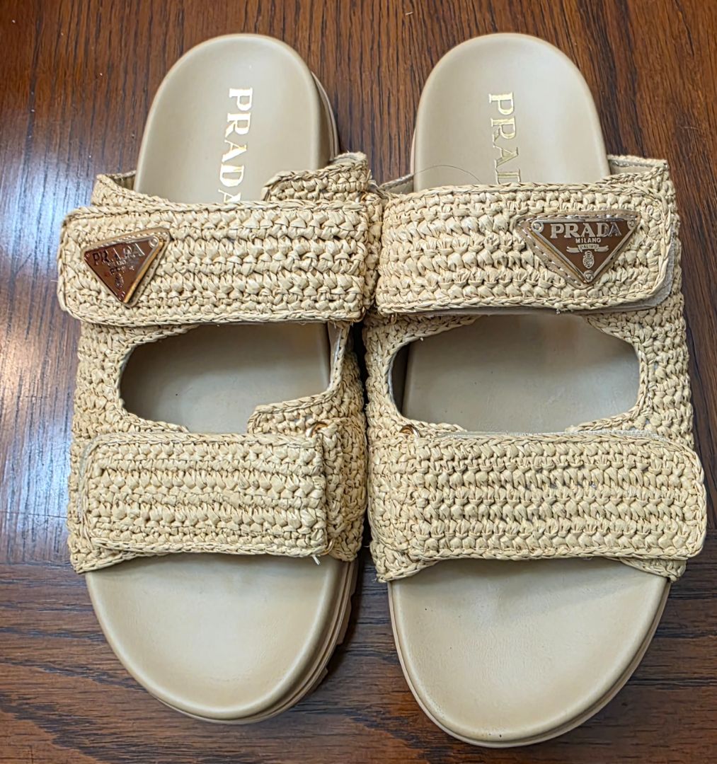 Tan Prada Shoes, US size 10