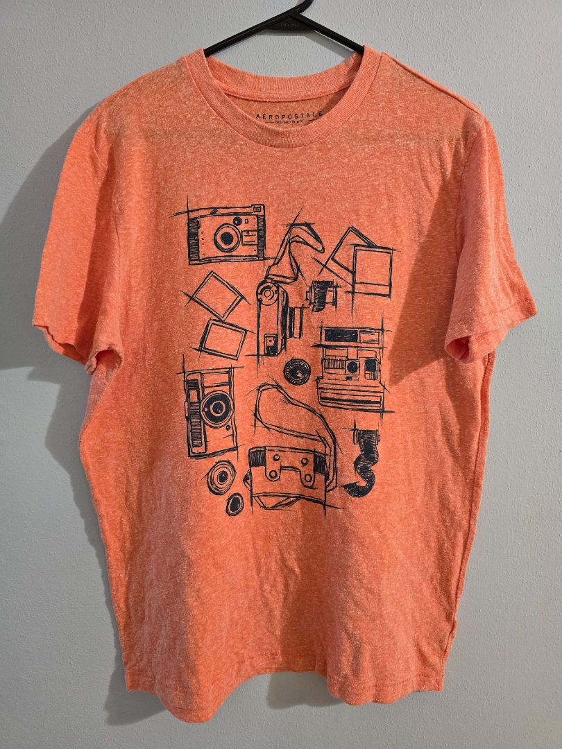 Aeropostale Adult Tshirt, Large,Orange, Megan P's Closet