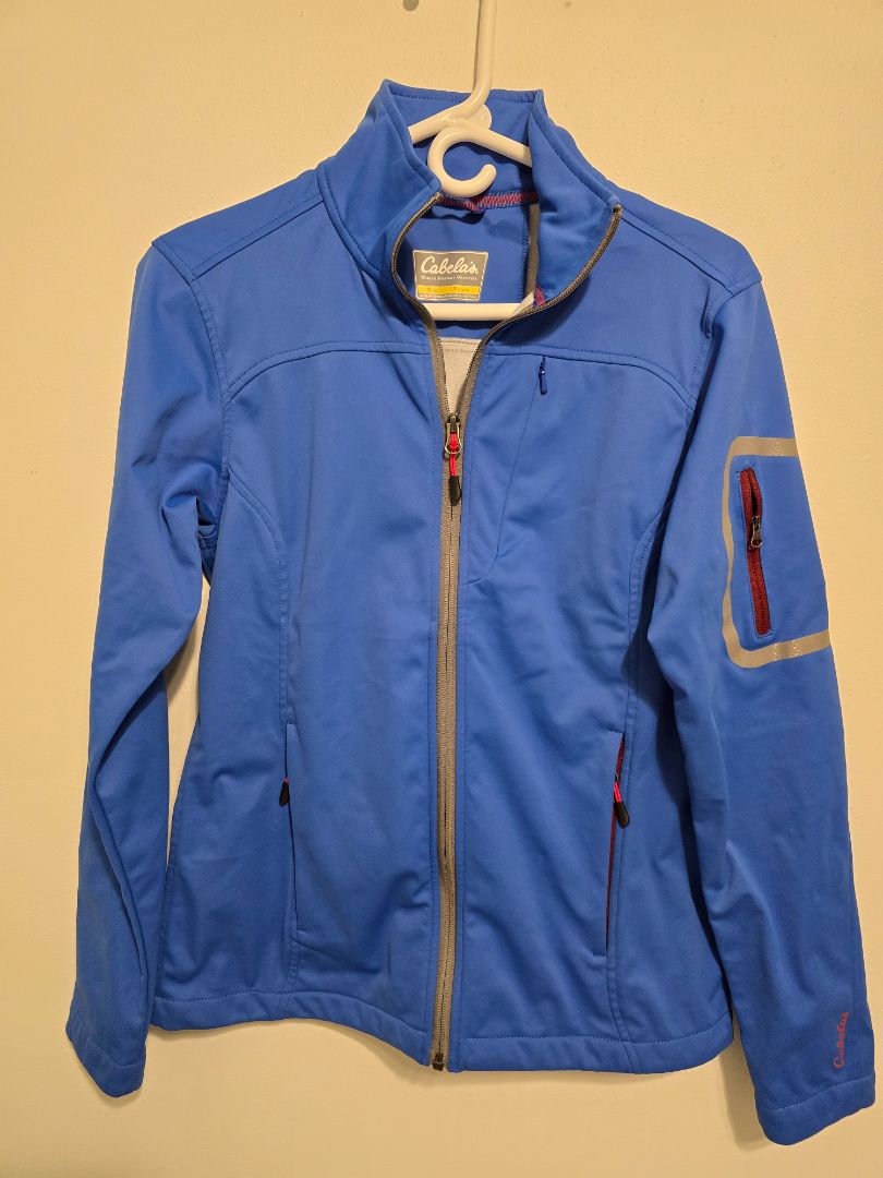 Cabelas Womens Windstopper Jacket, Small,Blue, Megan P's Closet
