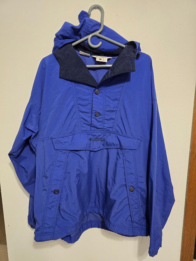 Columbia Mens Windbreaker, XLarge,Blue, Megan P's Closet