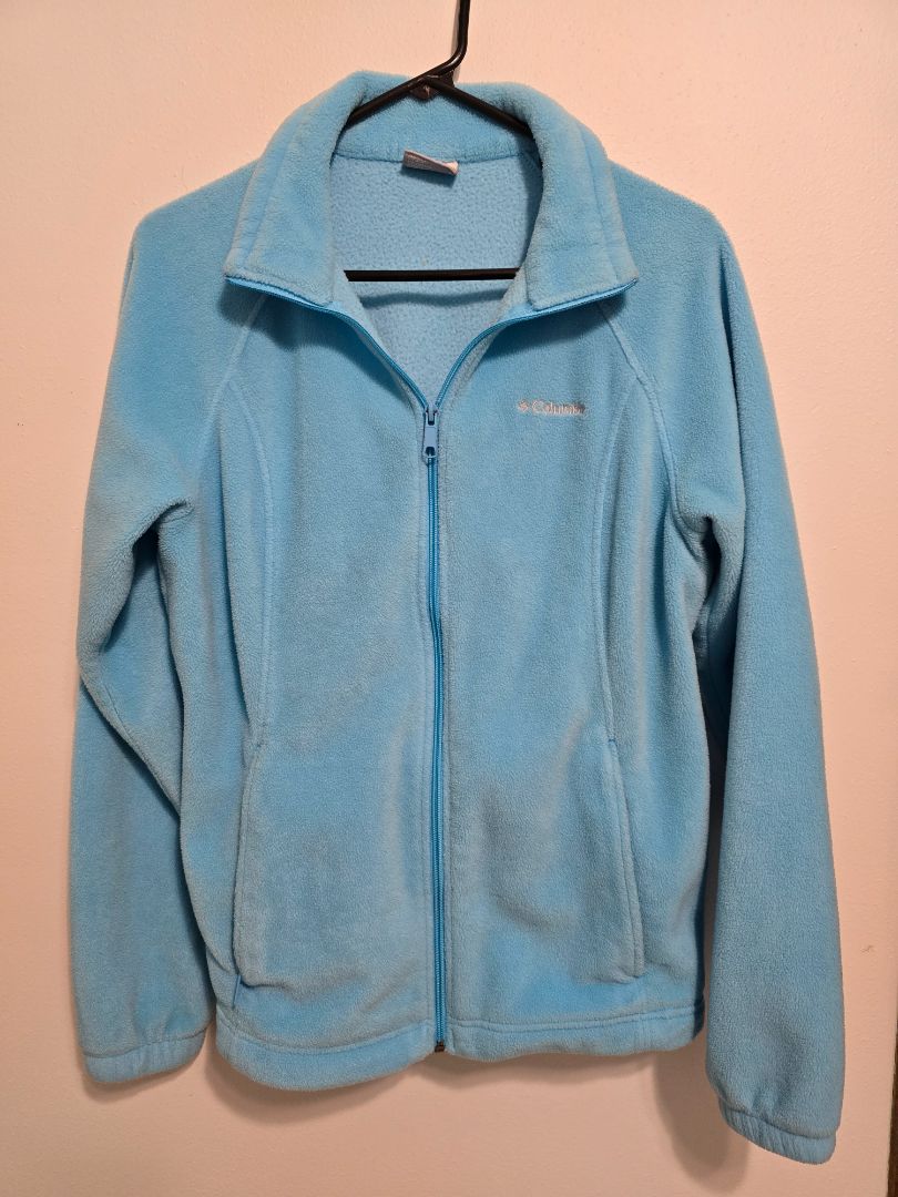Columbia Womens Fleece Jacket, Large,Blue, Megan P's Closet