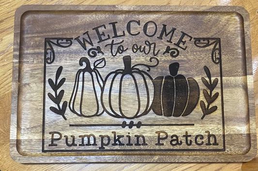 Pumpkin tray