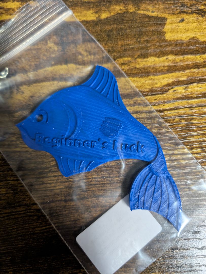 Blue  Casting fish small