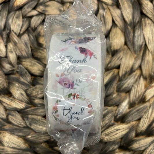 Multicolored Floral Thank You Stickers, 500 Stickers