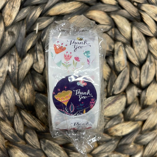 Butterfly  Thank You Stickers, 500 Stickers