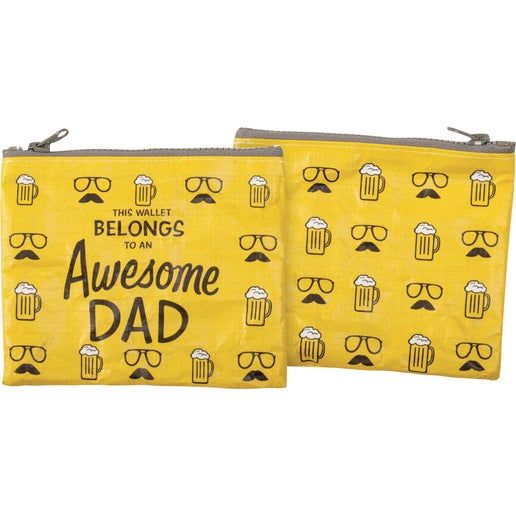 Zipper wallet Awesome Dad, One Size