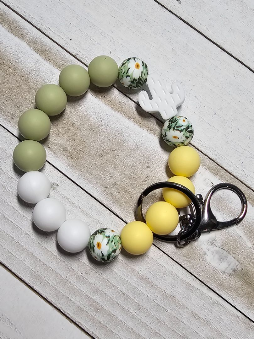 Cactus Key Chain Crocheted Creations by Amy, Adjustable