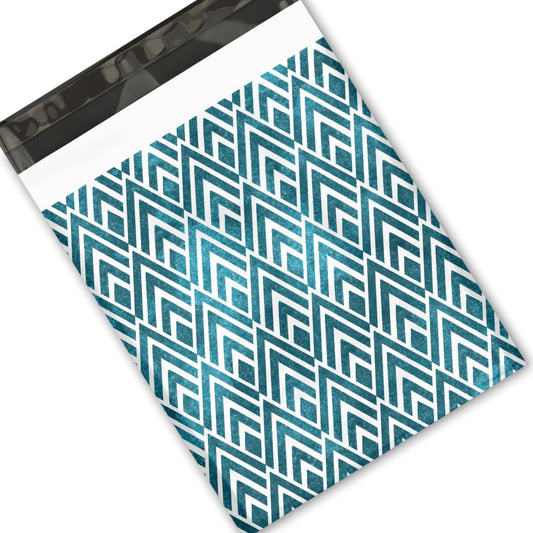 Geometric  Polymailers, 10x13" - 25 pack
