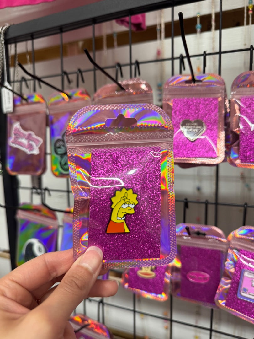 Y2K themed pins, One Size