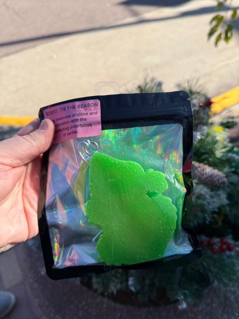 Grinch Head  Freshie, Full Size