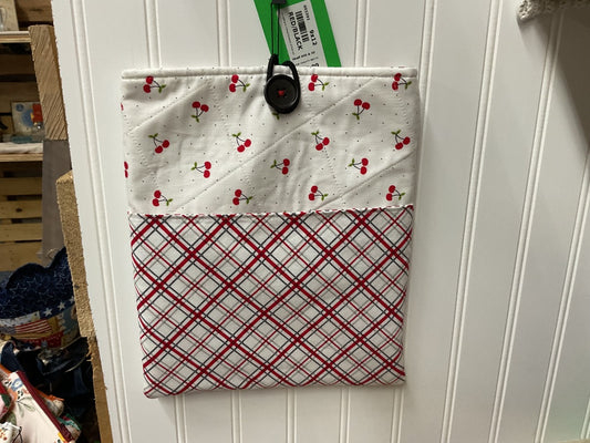Cherry Red/Black  I-pad sleeve, 9x12