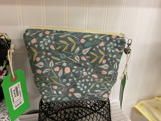 Light Blue  Makeup Bag, Medium
