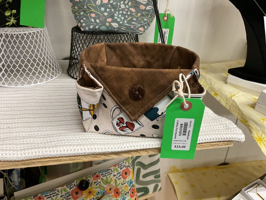 Brown  Coffee Pod Basket, Medium