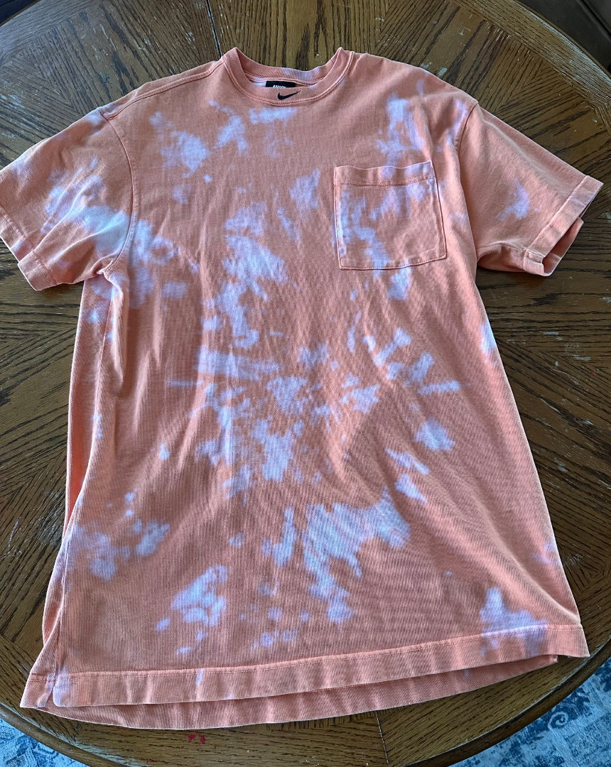 Orange Tie Dye Nike Women’s dress, Medium