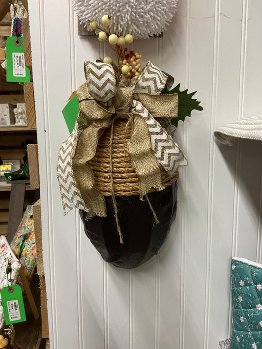 Brown Acorn Wreath