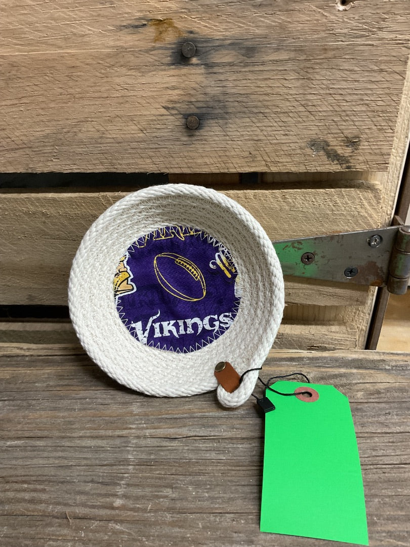 Purple/Viking Rope Basket , Mini