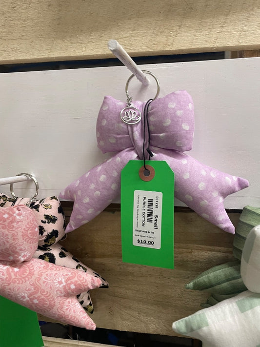 Purple  Key Ring/Bag Accessory, Small