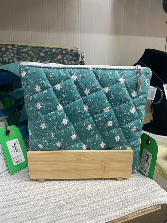 Dark Sage  Makeup Bag, Medium