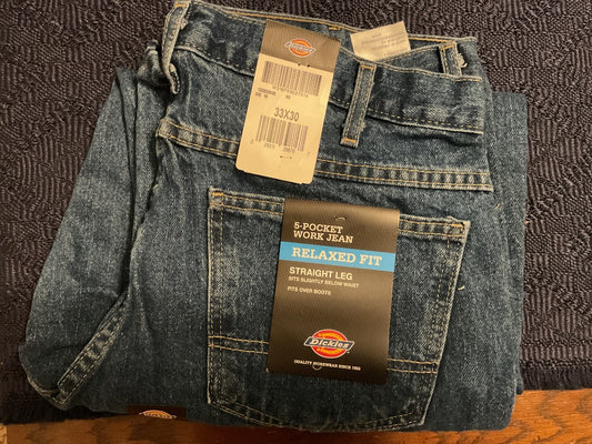 Men’s Blue Jean Dickies NWT-Jeans, 33x30