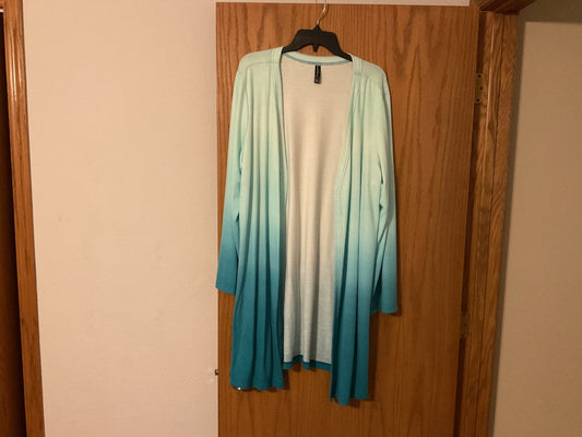 Teal Shades Ambrielle Women’s Long Sleep Jacket, Large
