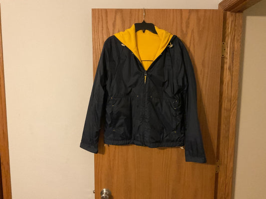 Navy and yellow  Women’ Light Jacket, Medium