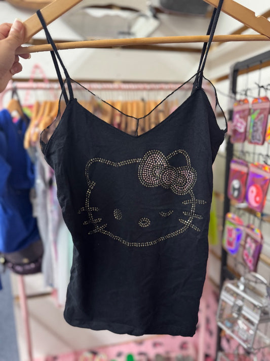Black  Y2K hello kitty girl, Small