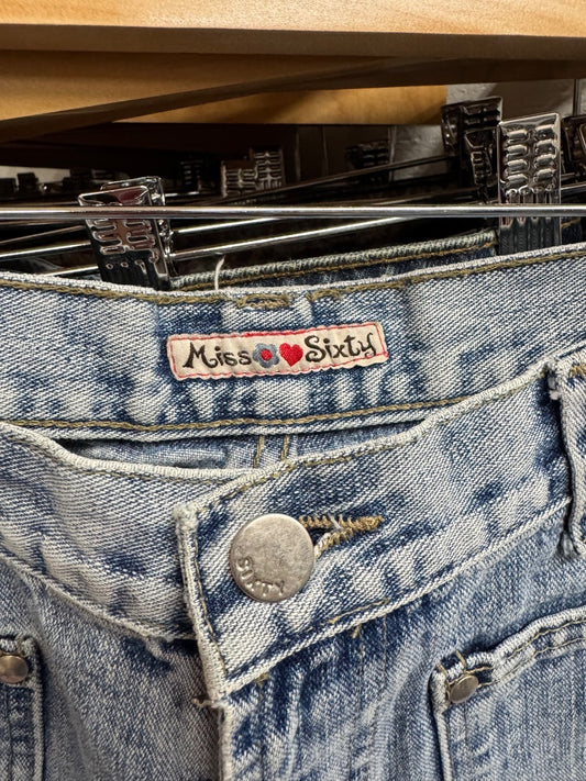 Blue Miss sixty’s Vintage light wash jeans, small