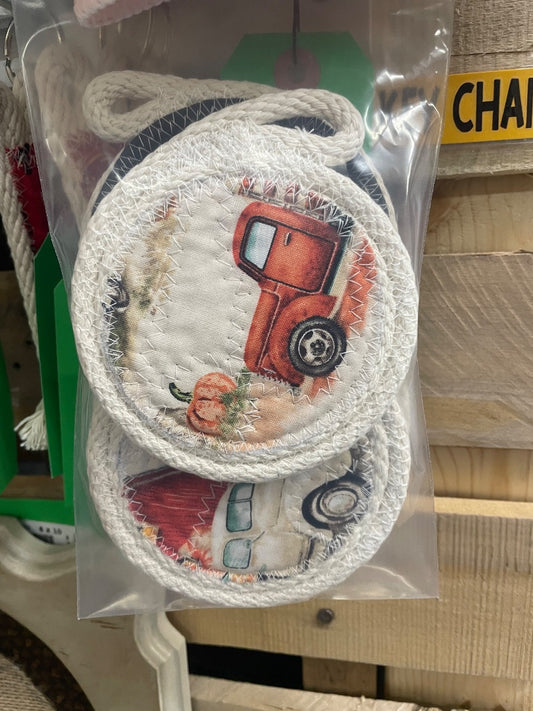 Fall Rope Coasters (set of 4), Small