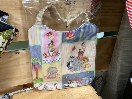 Pastels “Jungle Theme” Bib