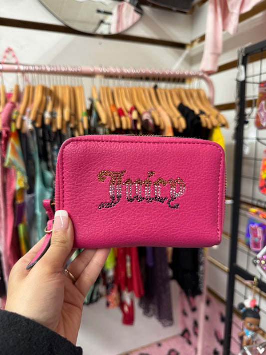 Pink Juicy couture girly glam wallet, One Size