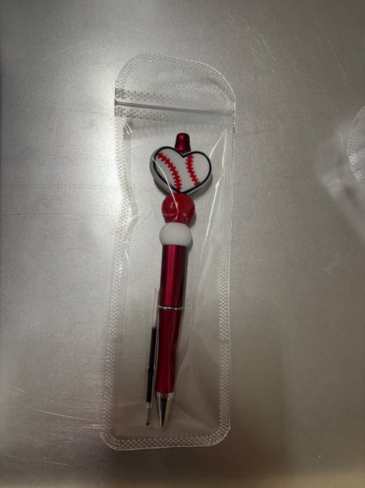 Baseball Beaded Pen Amira’s dog treats