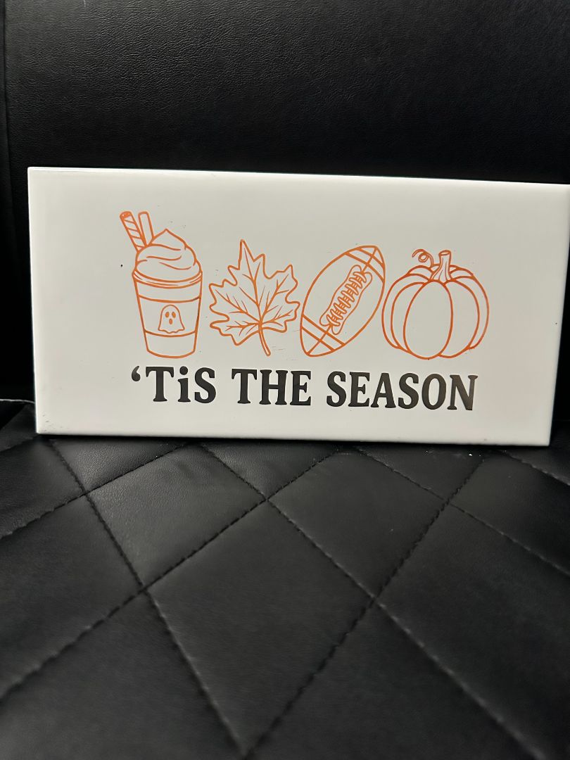 Tile Tis the Season, Designed Locally,White, Lasting Marks LLC