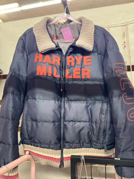 Blue Kejo retro girl jacket, Large