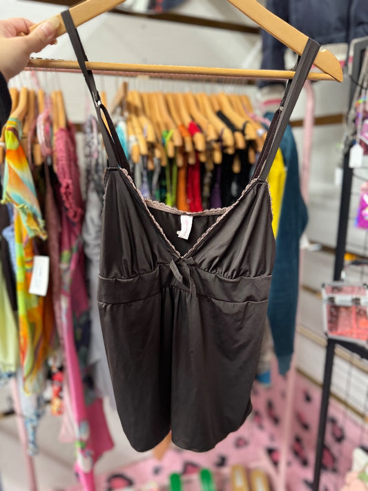 Brown Jennyfer coquette girl top, Medium
