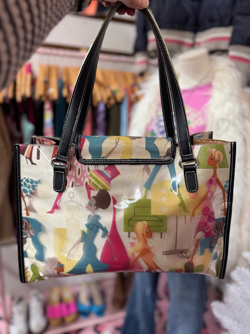 Retro girl purse