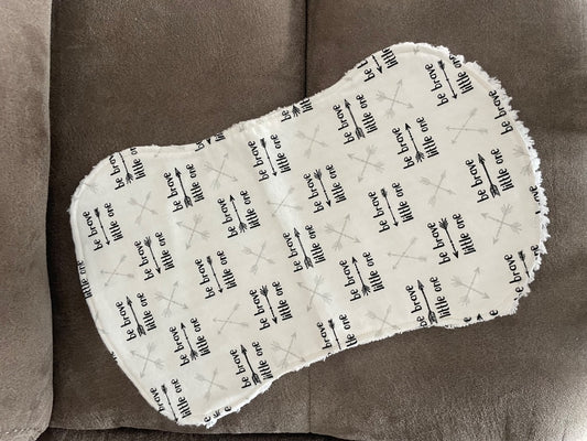 “Be Brave Little One” Burp Cloth