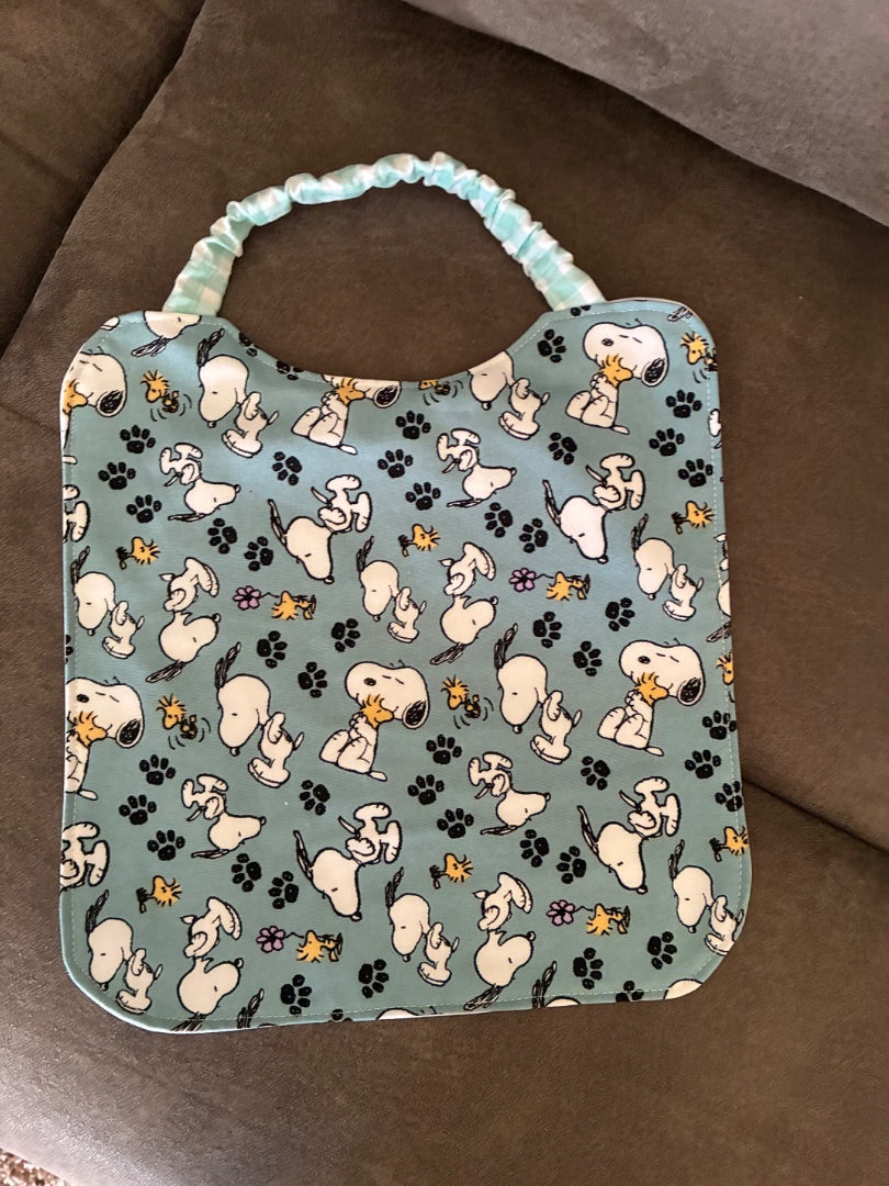 Blue/black  “Snoopy” Bib