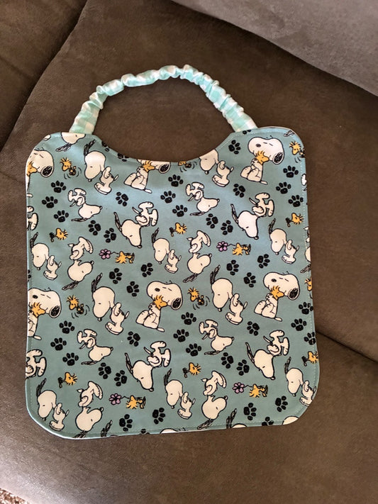 Blue/black  “Snoopy” Bib