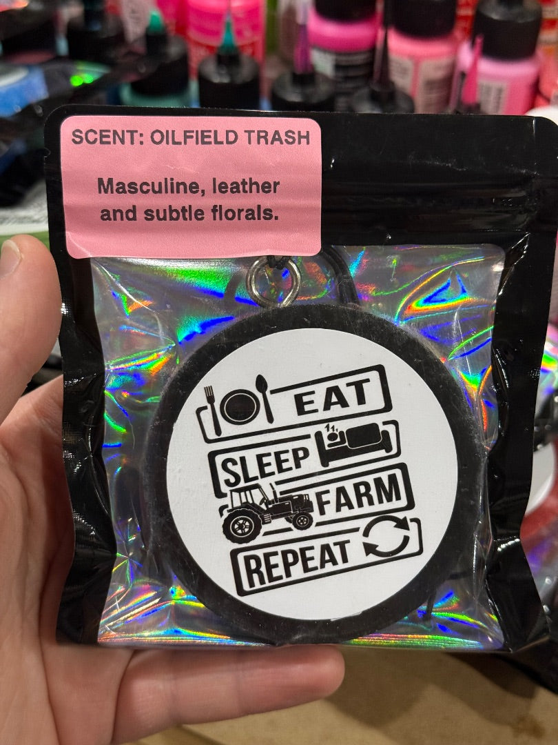Eat Sleep  Freshie, Small Circle